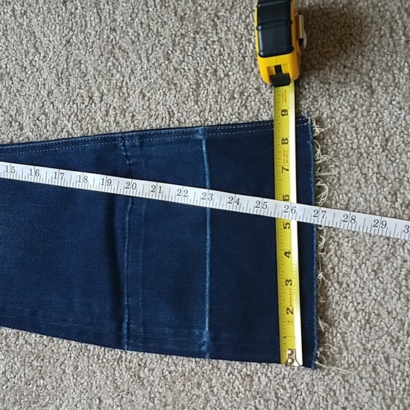 Women's New York & Company Soho Cropped Flare Jeans, Size 2, NWT, Raw Frayed Hem - Picture 8 of 11